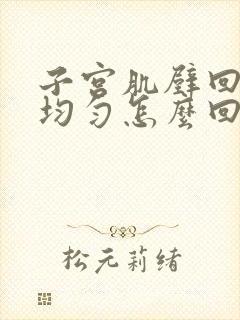 子宫肌壁回声欠均匀怎么回事