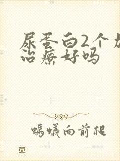 尿蛋白2个加能治疗好吗