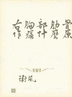 右胸部肋骨隐隐作痛什么原因引起的