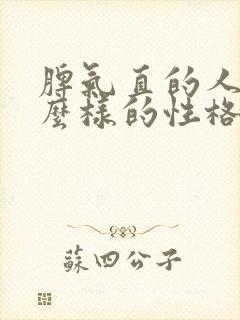 脾气直的人是什么样的性格