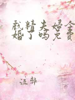 戏精夫妇今天离婚了吗免费阅读