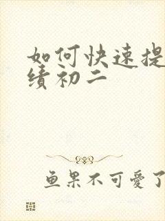 如何快速提高成绩初二