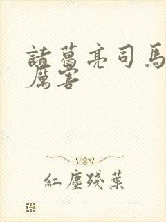 诸葛亮司马懿谁厉害