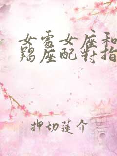 女处女座和男摩羯座配对指数