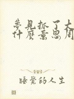 梦见抓了大鱼是什么意思周公解梦