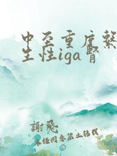 中至重度系膜增生性iga肾