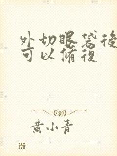 外切眼袋后多久可以修复