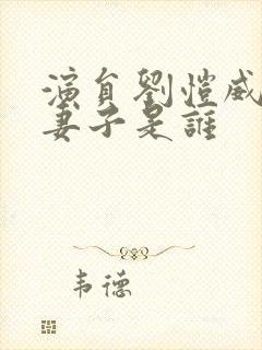 演员刘恺威现任妻子是谁