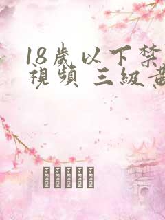 18岁以下禁看视频 三级黄