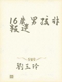 16岁男孩非常叛逆