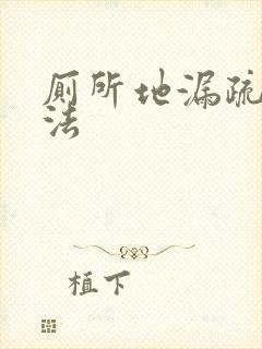 厕所地漏疏通方法