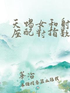 天蝎女和射手男座配对指数