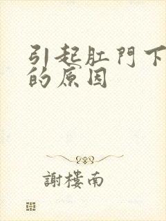 引起肛门下坠感的原因