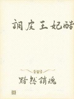 调皮王妃酷王爷