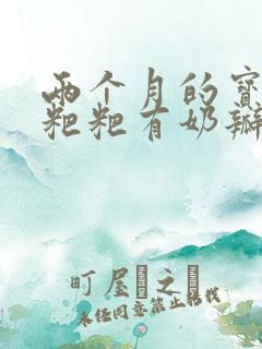 两个月的宝宝拉粑粑有奶瓣怎么办