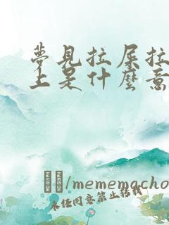 梦见拉屎拉到身上是什么意思