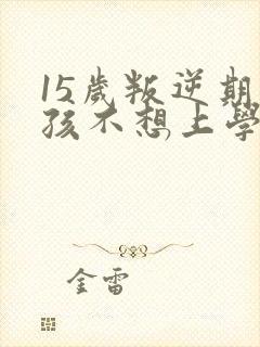 15岁叛逆期男孩不想上学