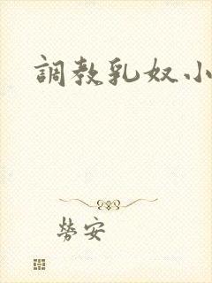调教乳奴小说