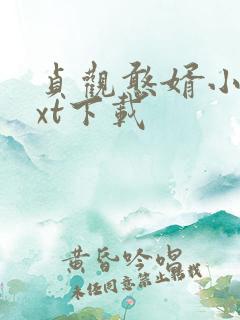 贞观憨婿小说txt下载