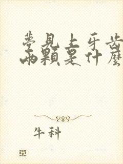 梦见上牙齿掉了两颗是什么征兆