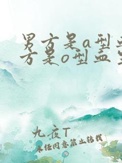 男方是a型血女方是o型血生的孩子是什么血型