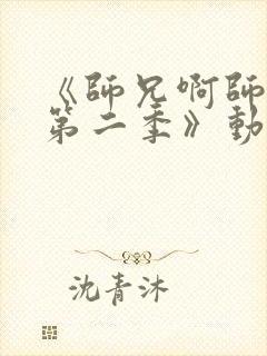 《师兄啊师兄 第二季》动漫