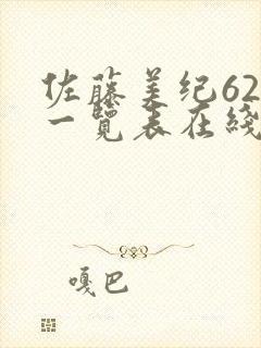 佐藤美纪62部一览表在线观看