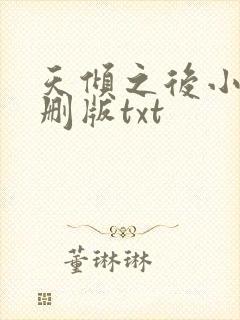 天倾之后小说未删版txt