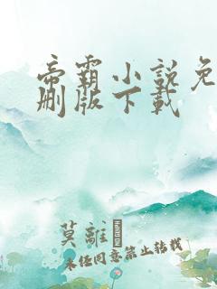 帝霸小说免费未删版下载