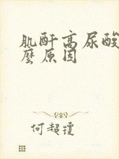 肌酐高尿酸高什么原因