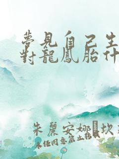 梦见自己生了一对龙凤胎什么寓意