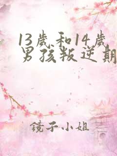 13岁和14岁男孩叛逆期怎么办