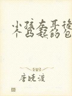 小孩左耳后面有个凸起的包