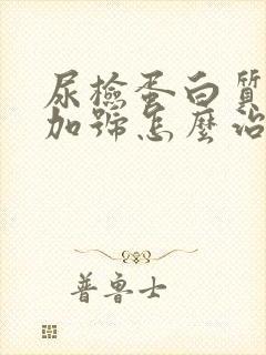 尿检蛋白质3个加号怎么治疗