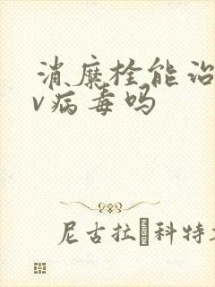 消糜栓能治hpv病毒吗