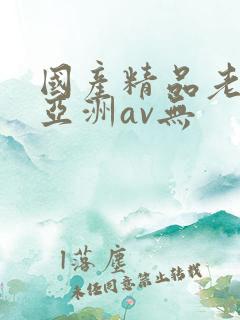 国产精品老女人亚洲av无