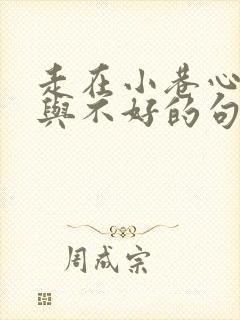 走在小巷心情好与不好的句子