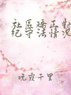 社区矫正对象遵纪守法情况