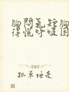 胸闷气短胸口堵得慌呼吸困难