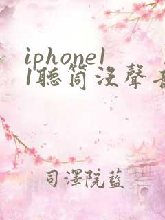iphone11听筒没声音