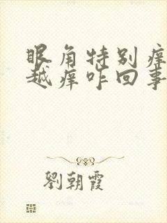 眼角特别痒越揉越痒咋回事