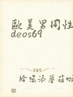 欧美男同性videos69
