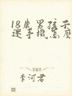 18岁男孩子沉迷手机怎么办