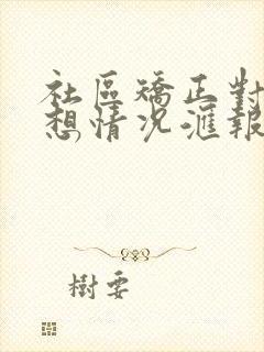 社区矫正对象思想情况汇报100字