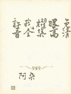 许我耀眼免费观看全集高清版