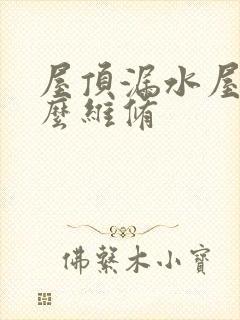 屋顶漏水屋内怎么维修