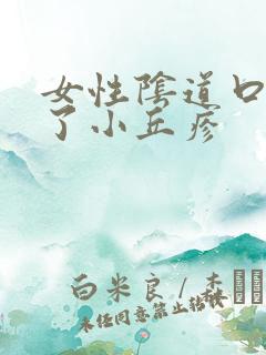 女性阴道口外长了小丘疹