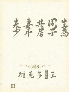 夫妻共同生活多少年房子为共同财产