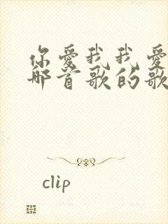 你爱我我爱你是哪首歌的歌词