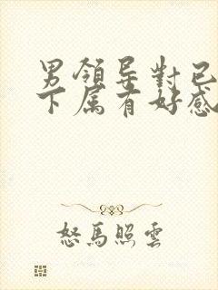 男领导对已婚女下属有好感的表现